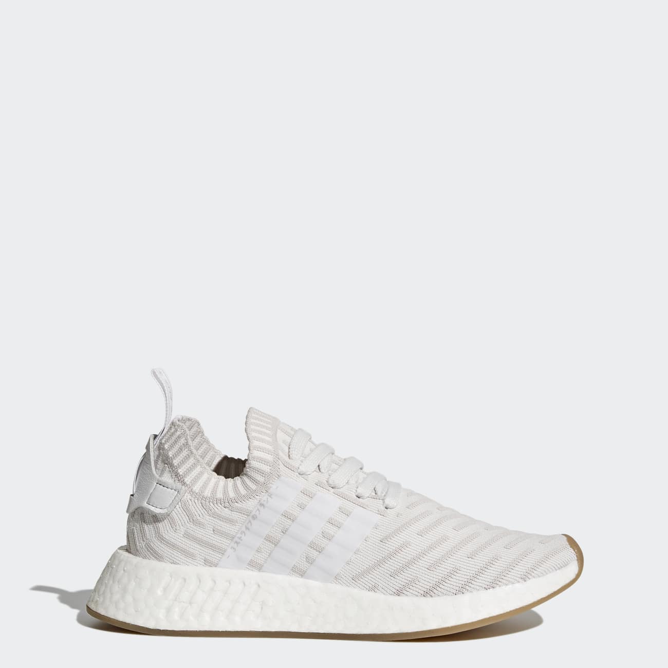 Adidas NMD_R2 Primeknit Női Utcai Cipő - Fehér [D77528]